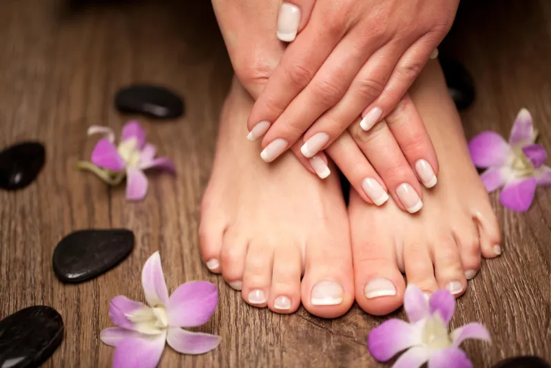 Pedicure and Manicure at a Salon